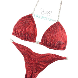 Cherry Red Competition Bikini